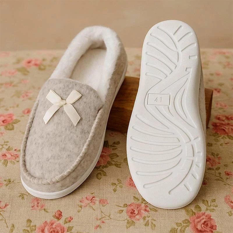 Dámske papuče s mašličkou veľkosť 41