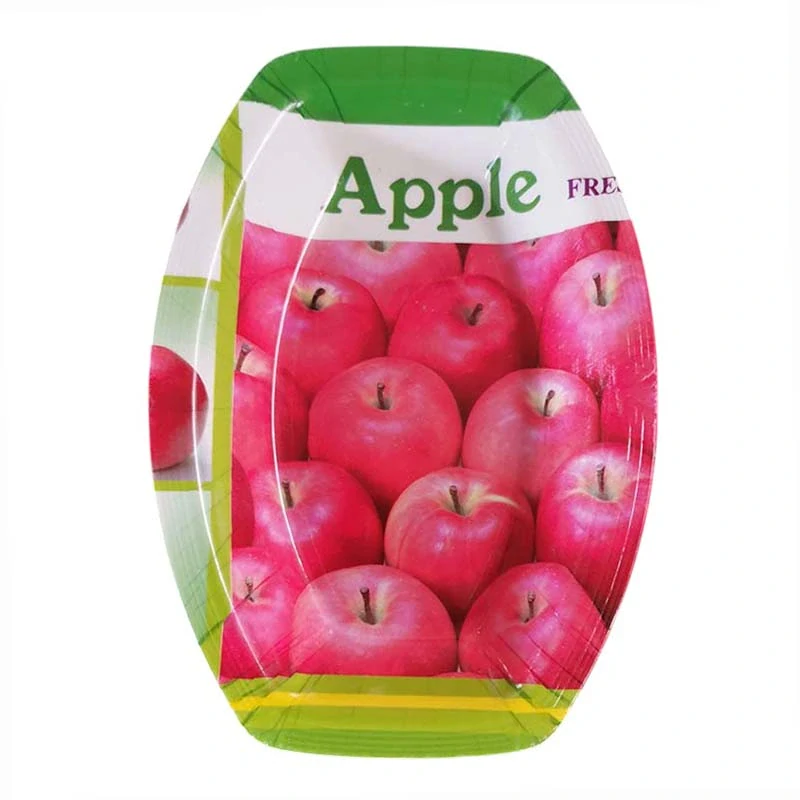 Plastová miska s ovocným motívom 27 × 19 cm