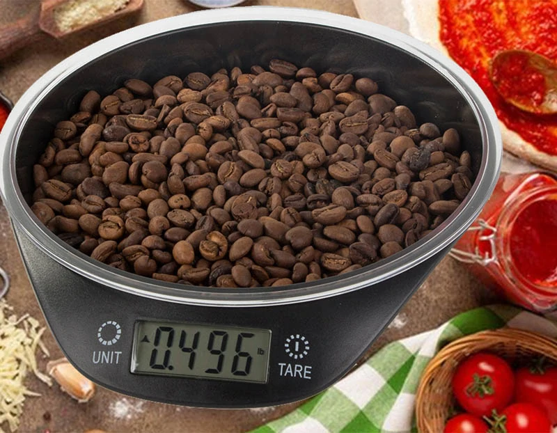 Elektronická kuchynská váha 5 kg čierna