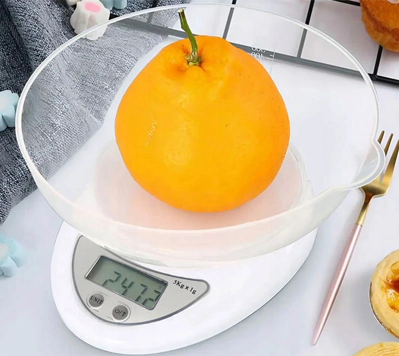 Kuchynská digitálna váha s miskou 5 kg LCD