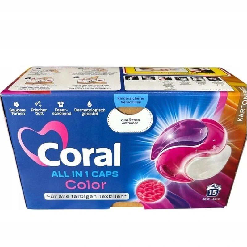 Coral All in 1 Caps Color pracie kapsuly 15 ks