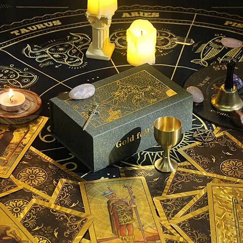 Zlaté tarotové karty 78ks