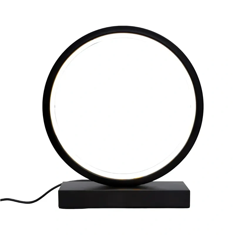 LED stolová lampa okrúhla