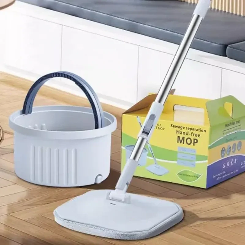 Rotačný mop s vedrom a návlekom z mikrovlákna