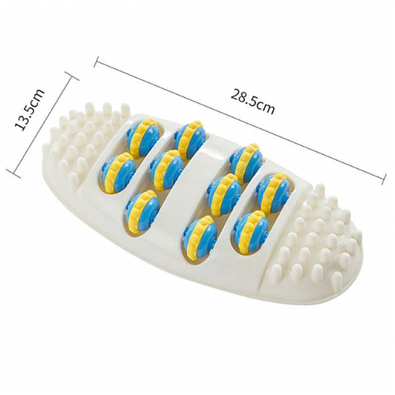 Masážny valček na chodidlá s rolkami