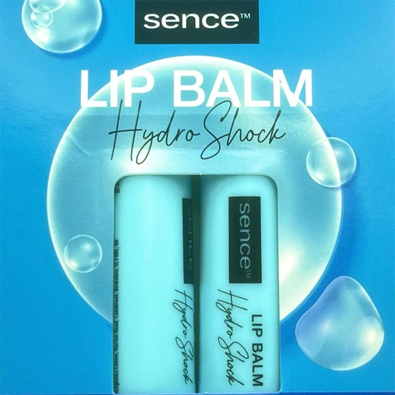 Sence balzam na pery Hydro Shock 2×4,3 g modrý
