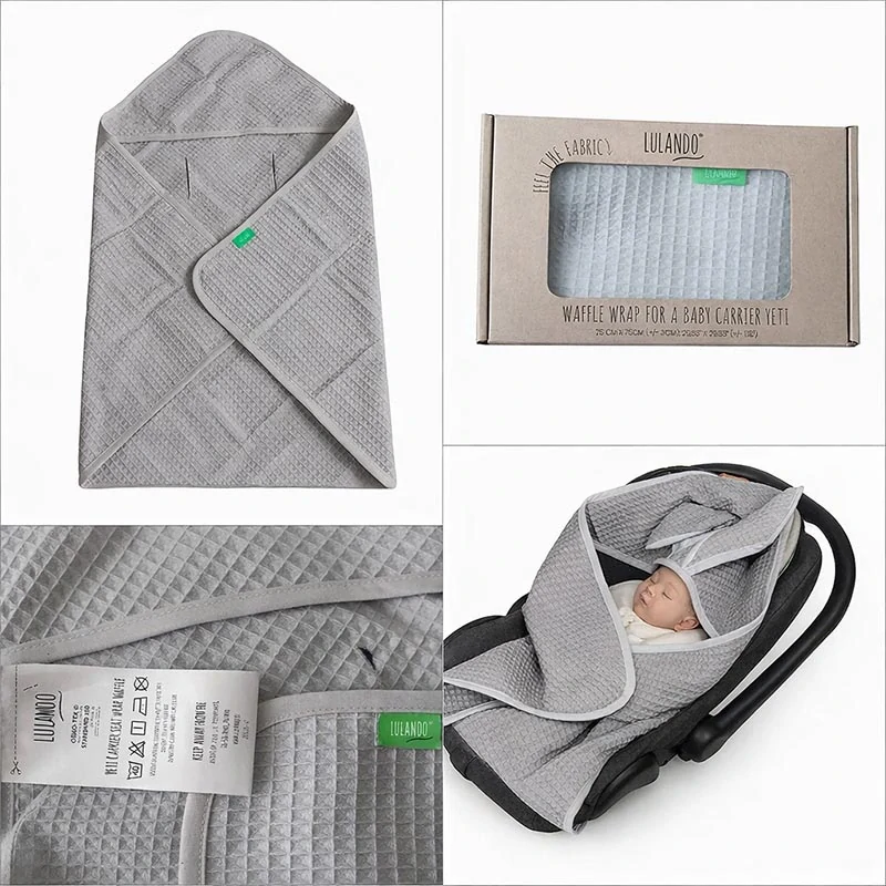 Zavinovačka do autosedačky Lulando Maya sivá