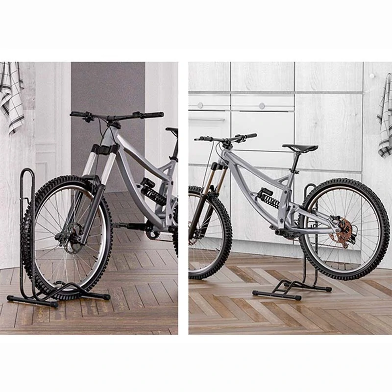 Stojan na bicykel – čierny, nastaviteľná výška, servisný držiak
