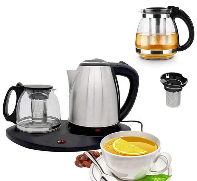 Elektrická kanvica so zaparovačom 2L 1800W