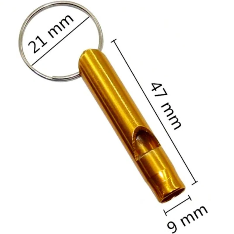 Píšťalka s karičkou z hliníkovej zliatiny