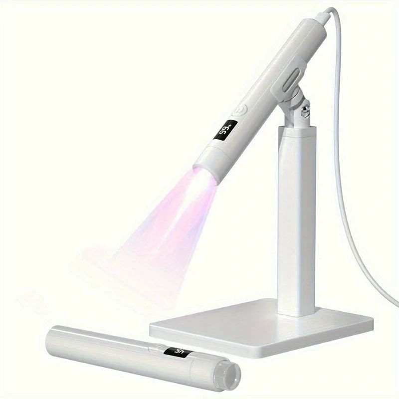 Mini UV LED lampa na nechty so statívom 3W biela
