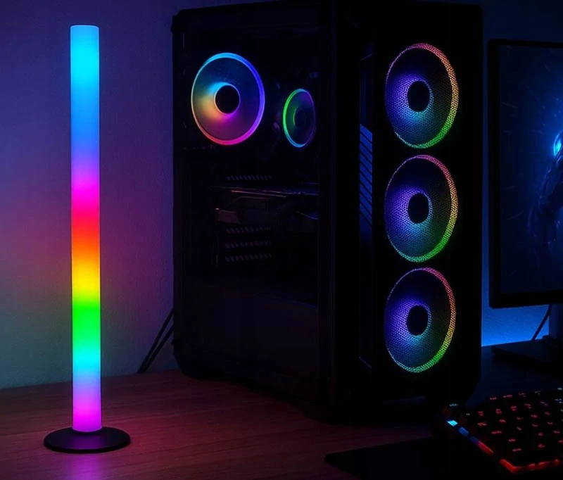 Stojanová LED lampa RGB 40 cm s diaľkovým ovládaním