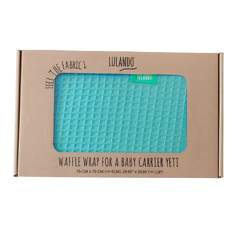 Lulando Bavlnená zavinovačka do autosedačky zelená (jar/leto) 75×75 cm