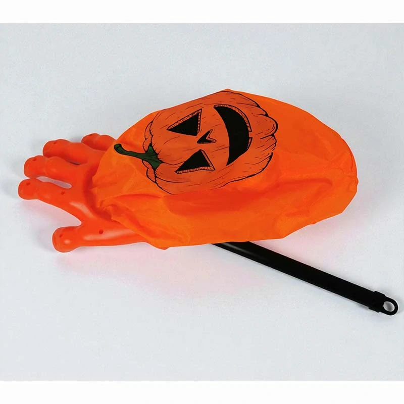 Halloween taška na sladkosti s rukoväťou – oranžová, 55 cm