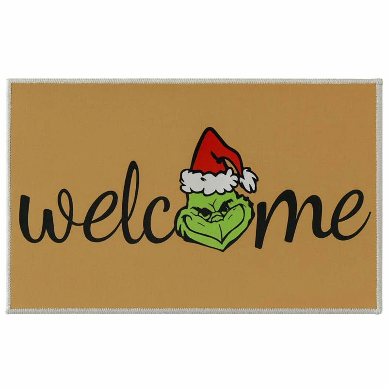 Vianočná rohožka pred dvere Grinch Welcome 40 × 60 cm