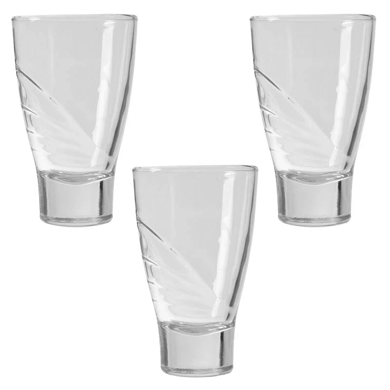 Sada 3 sklenených pohárov Hrastnik Tavola 340 - 370 ml