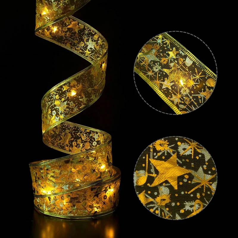 Vianočná LED stuha na stromček 5m