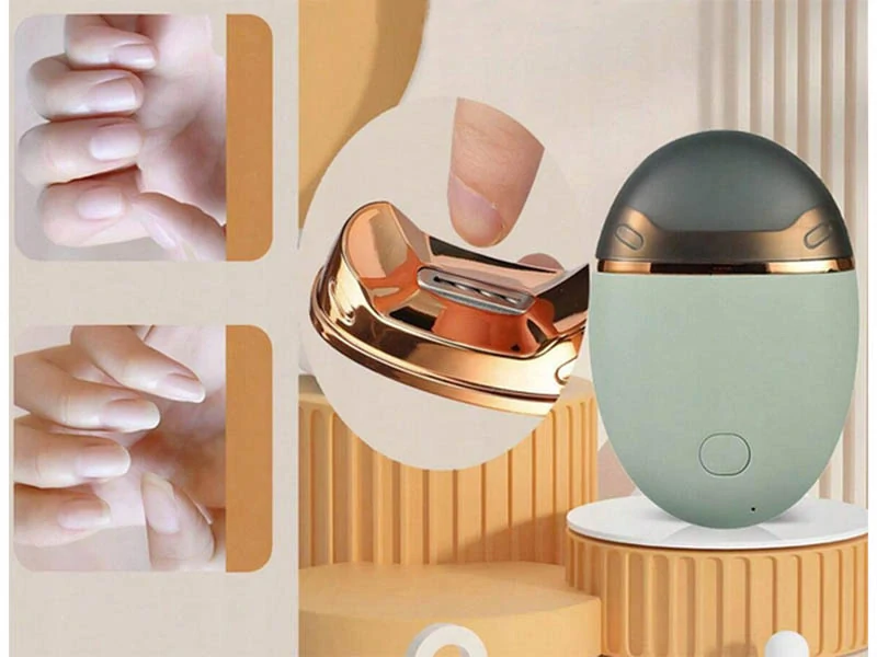 Elektrický strihač nechtov zelený