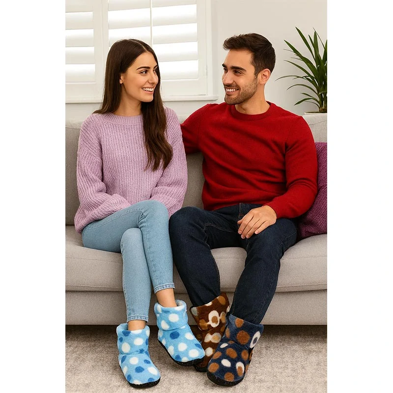 Detské teplé papuče SOFTSAIL veľkosť 28 -31 (21 cm) - tmavomodré