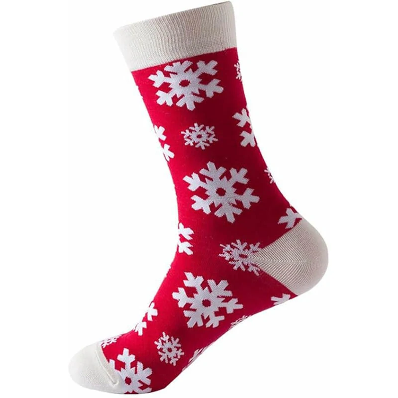 Vianočné ponožky 36-39 so snehovými vločkami