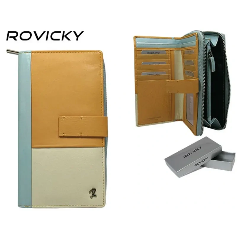 Dámska kožená peňaženka Rovicky N710-XL-RCN