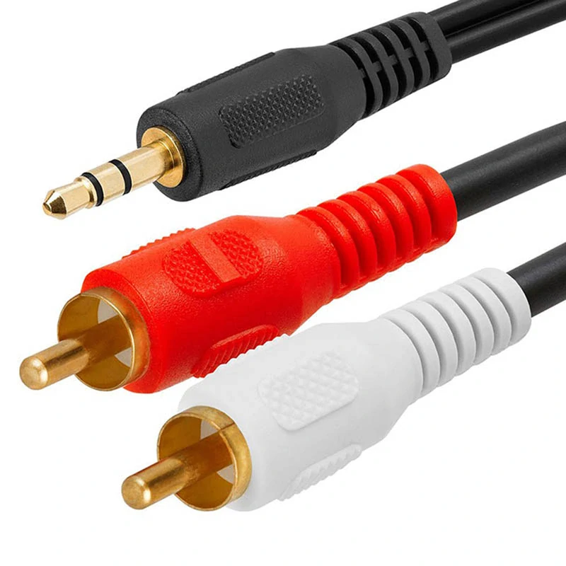 Audio kábel jack 3,5mm 2xRCA 1,5m