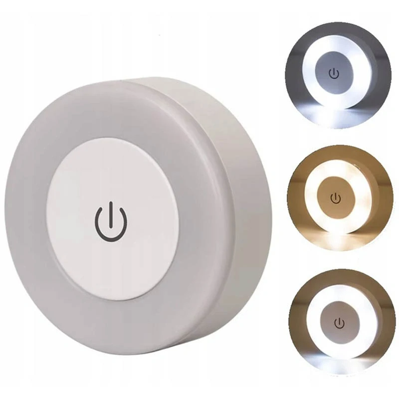 Dotyková LED lampa s 3 farbami svetla