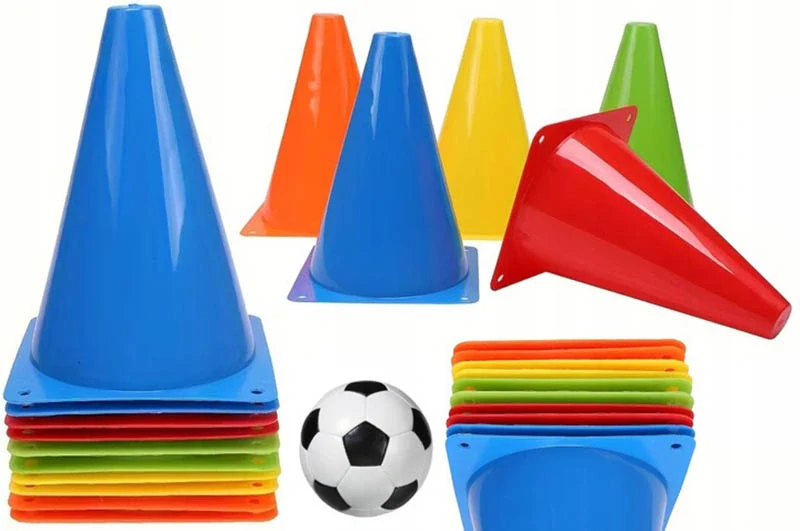 Sada tréningových kužeľov 10ks