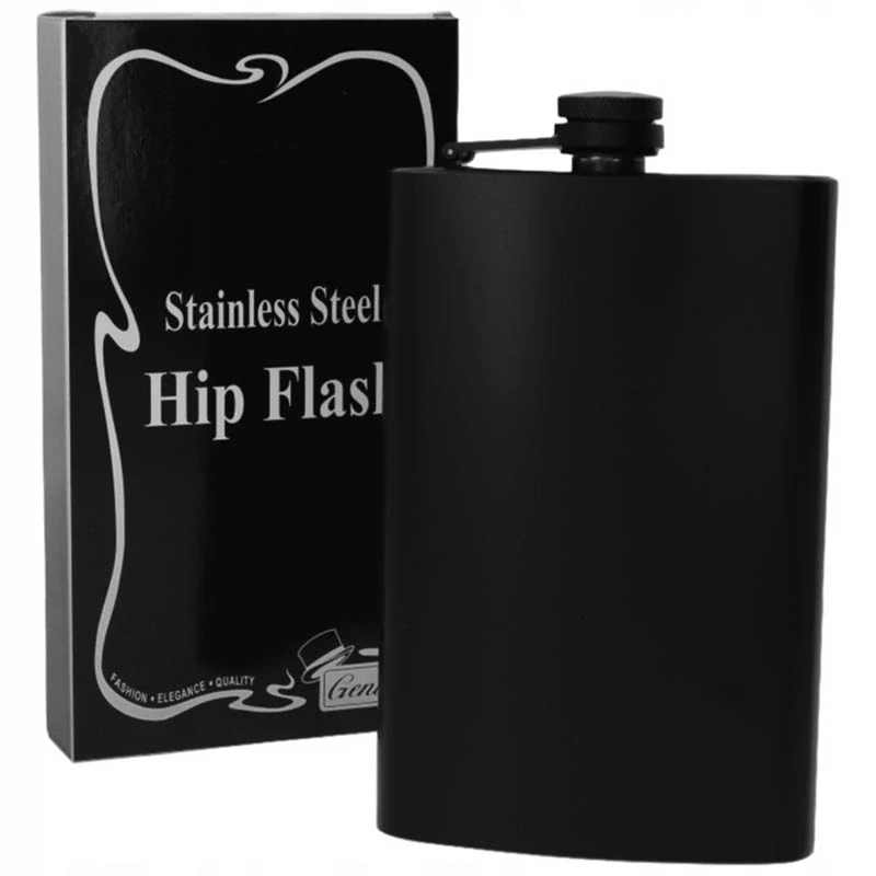 Ploskačka čierna matná 300 ml