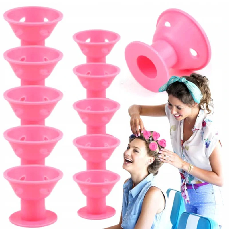 Valčeky na natáčanie vlasov bez použitia tepla – sada 10 k