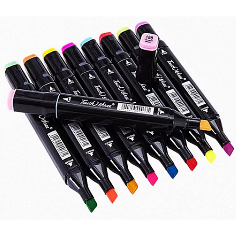 Sada obojstranných popisovačov na alkoholovej báze 48 ks s puzdrom