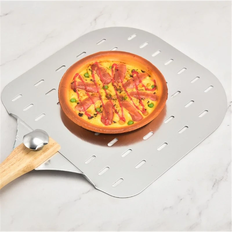 Nerezová lopata na pizzu 35,5 cm