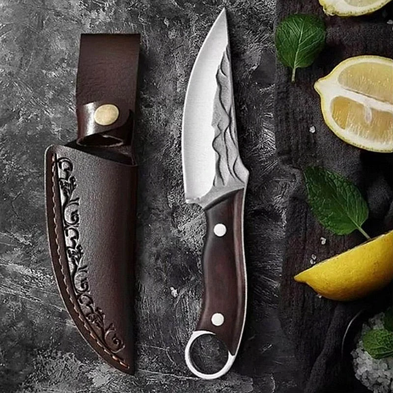 Kuchynský nôž 21cm na varenie a outdoor použitie s puzdrom