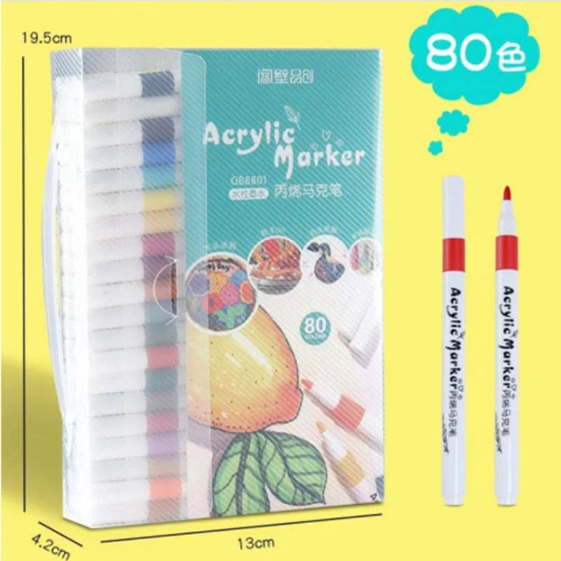 Sada 80 akrylových popisovačov