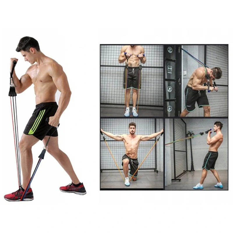 Sada odporových gúm na cvičenie 11 v 1