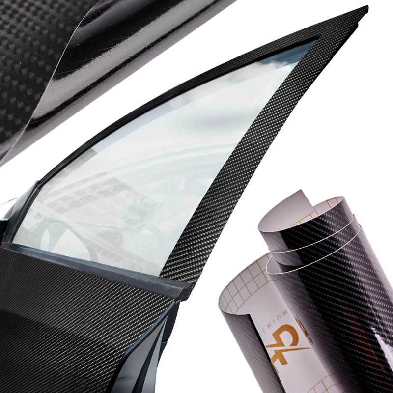 Karbónová fólia 5D čierna v rolke 1,52 × 18 m