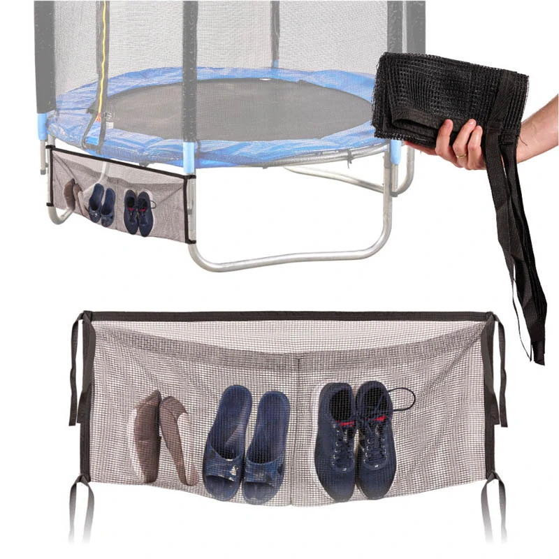 Spodná sieťová taška k trampolíne na topánky a drobnosti 110 cm