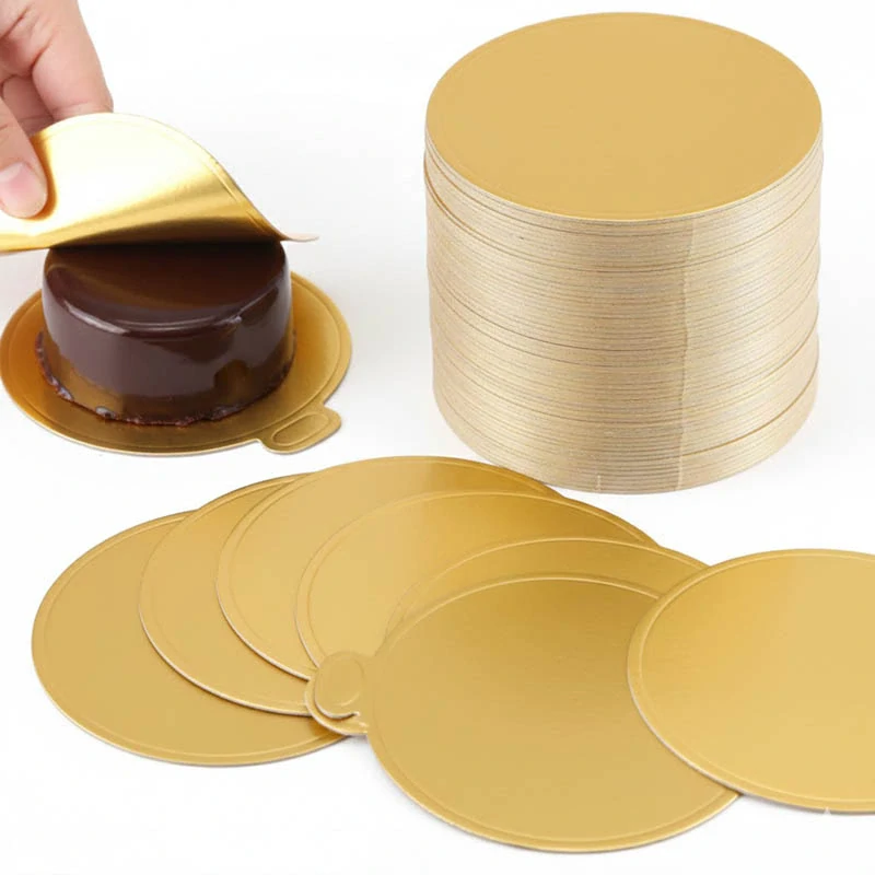 Okrúhle papierové podložky pod dezerty 8 cm (100 ks)