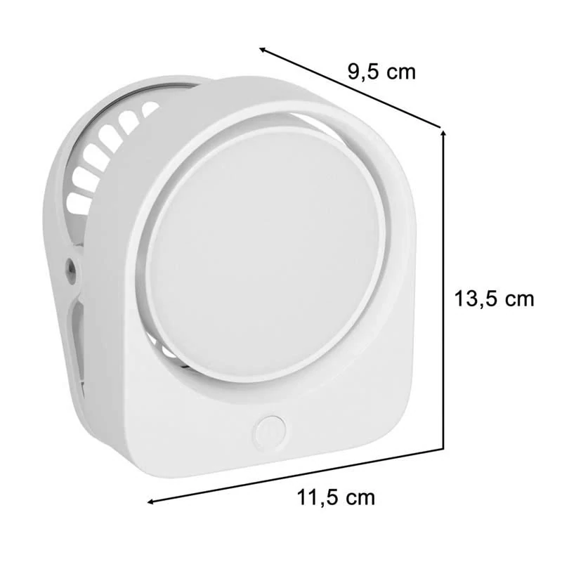 Bezdrôtová nočná lampička s klipsňou – biela