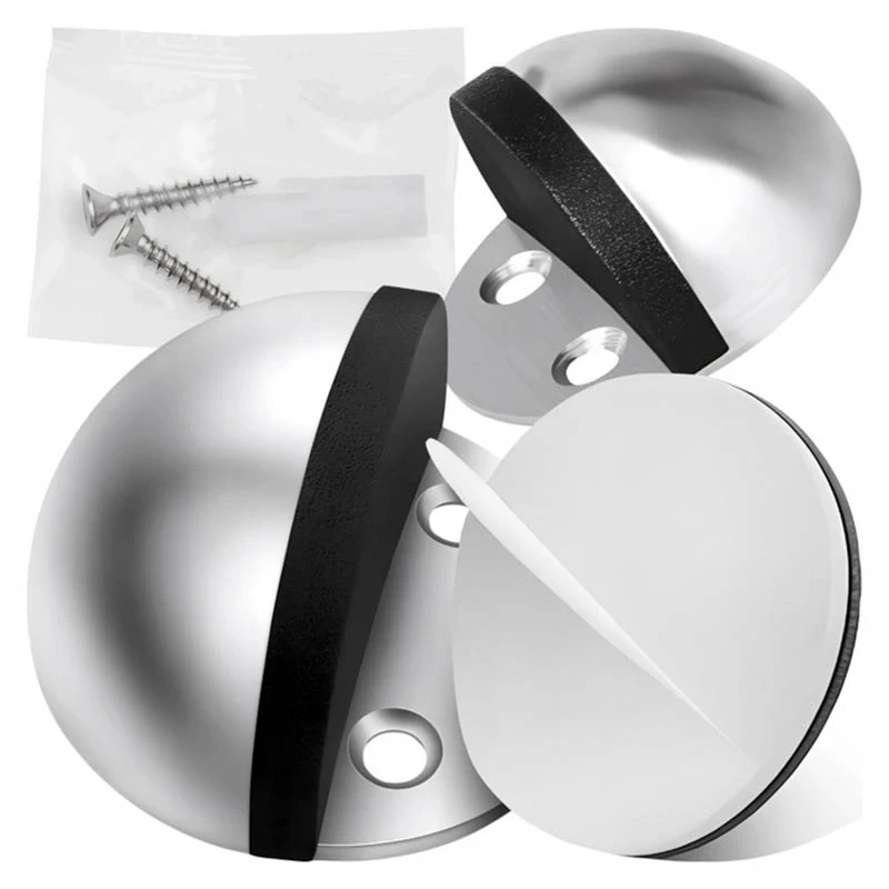 Polokrúhly doraz na dvere z nerezovej ocele