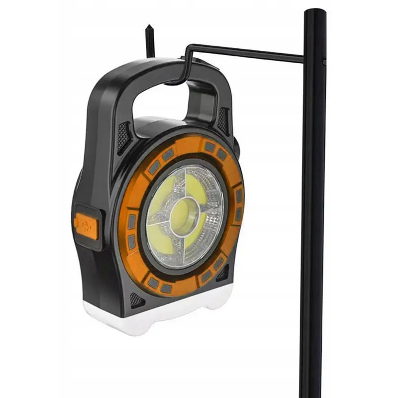 Solárna LED lampa s powerbankou 20 W zlatá