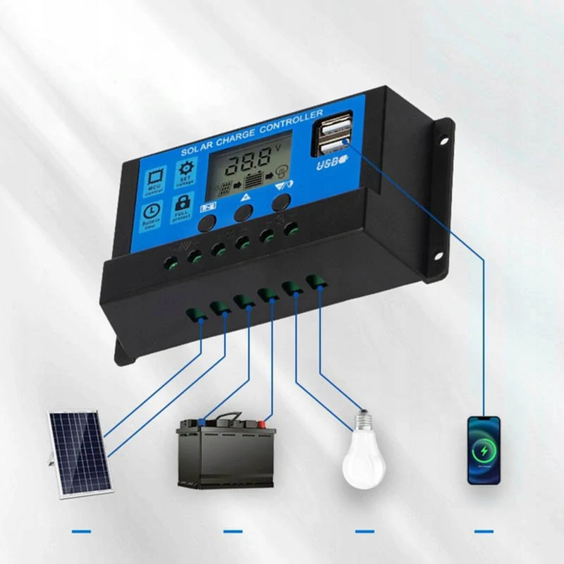 Solárny regulátor nabíjania 40A 12V/24V PWM