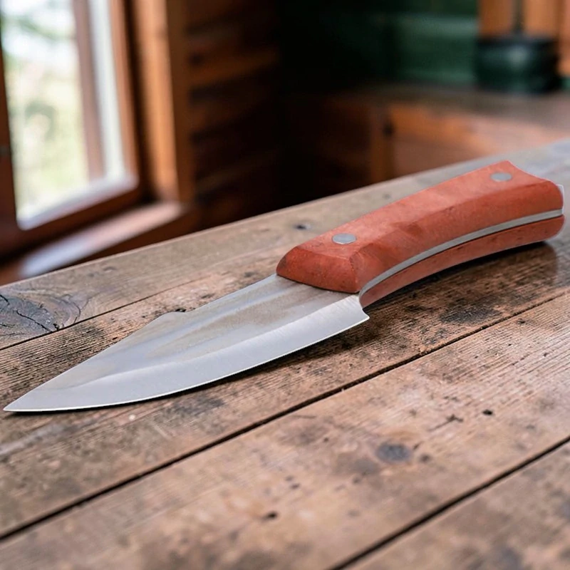 Outdoorový nôž s pevnou čepeľou