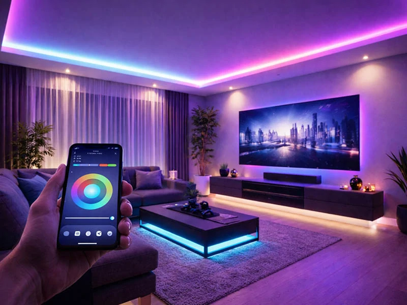 LED pás RGB 5 m Bluetooth