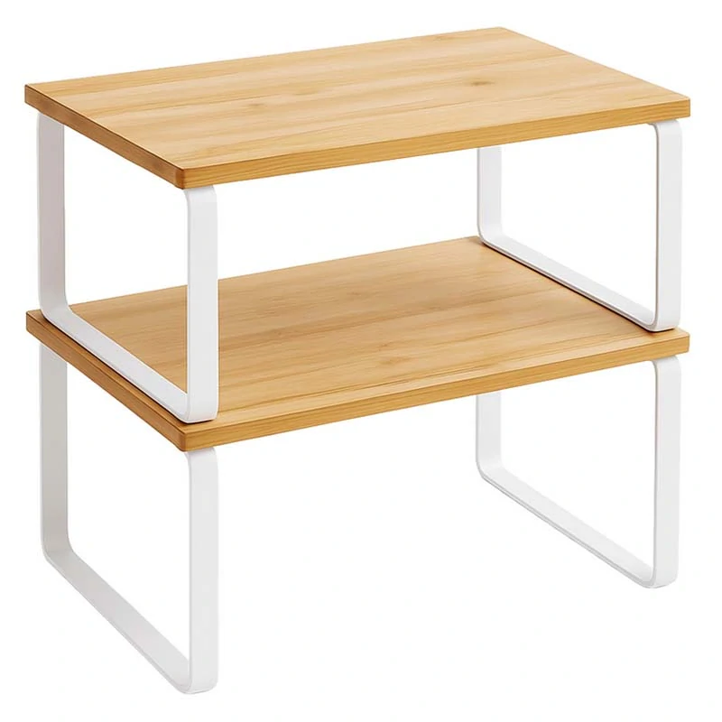 Dvojposchodový kuchynský organizér – sada 2 políc