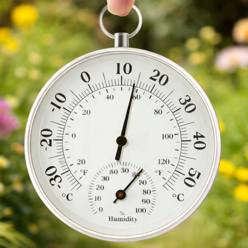 Nástenný teplomer s vlhkomerom analógový