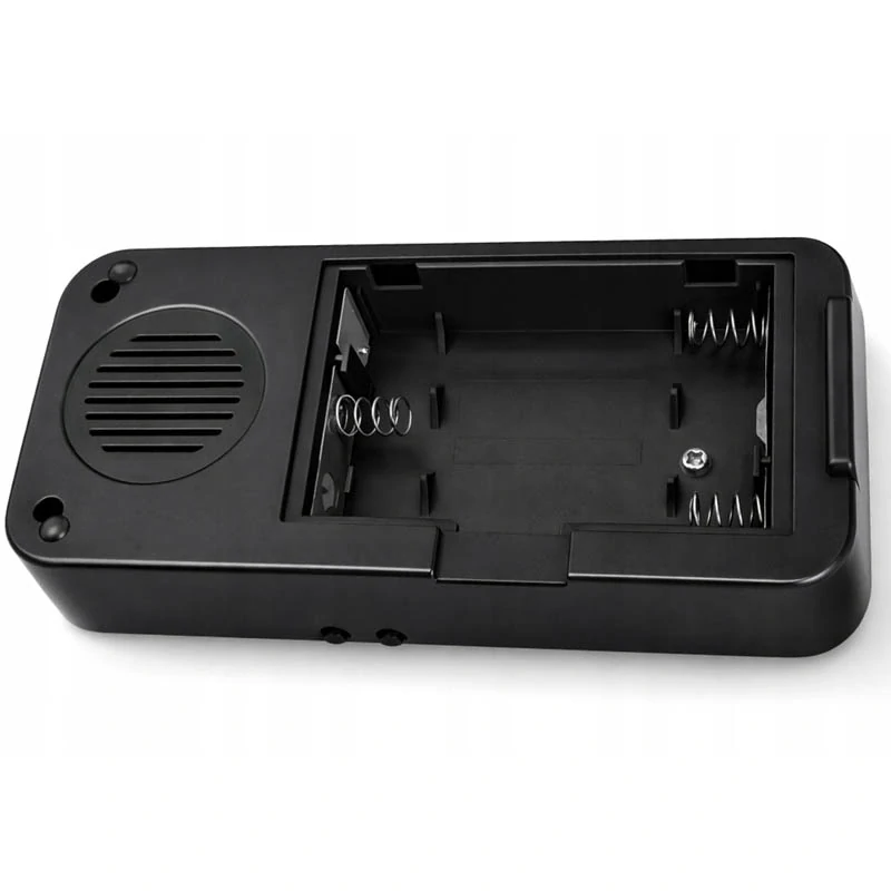 Bezdrôtový zvonček na dvere s dosahom 300 m čierny