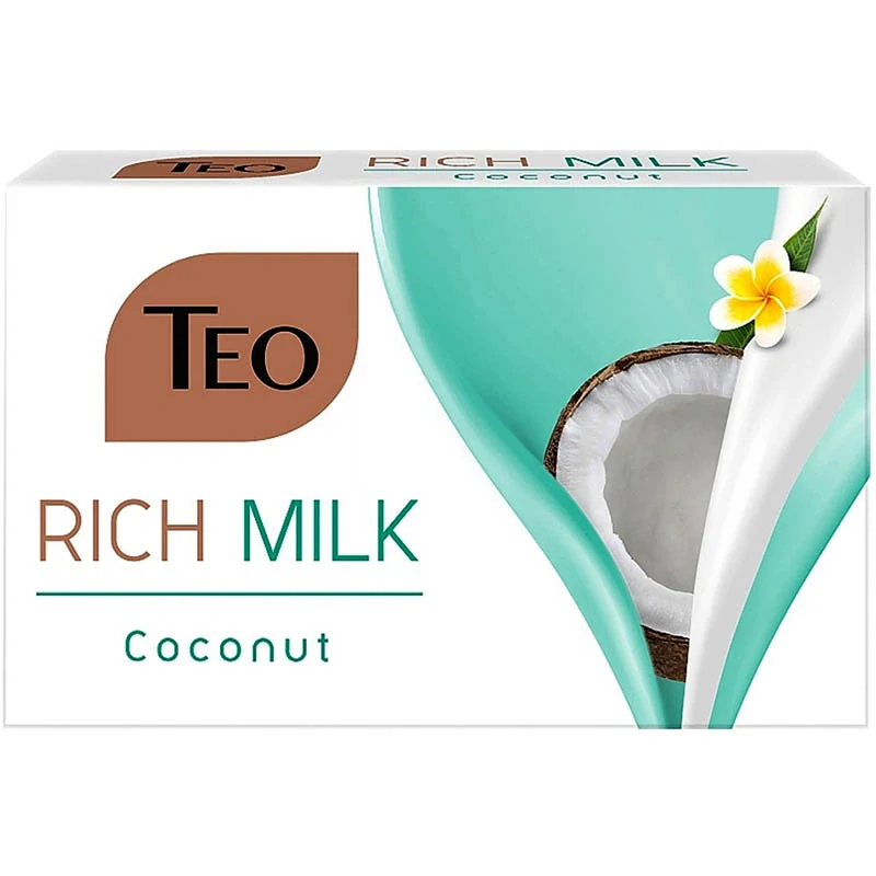 TEO Rich Milk Coconut krémové mydlo 90 g