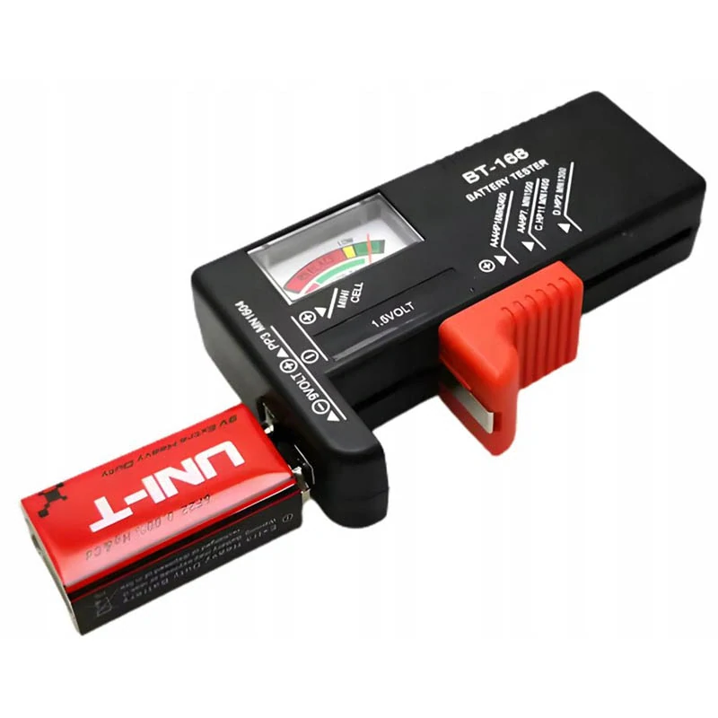 Tester batérií AA AAA C D 9V