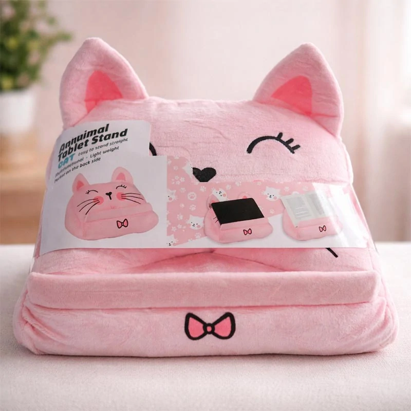 Plyšový stojan na knihu alebo tablet 31 × 25 × 18 cm 